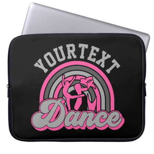 Ballet Dancer ADD TEXT Classic Dance Performer Laptop Sleeve