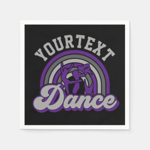 Ballet Dancer ADD TEXT Classic Dance Performer Napkins