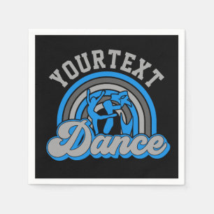 Ballet Dancer ADD TEXT Classic Dance Performer Napkins