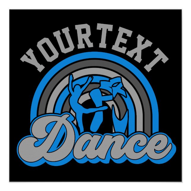 Ballet Dancer ADD TEXT Classic Dance Performer Poster (Front)