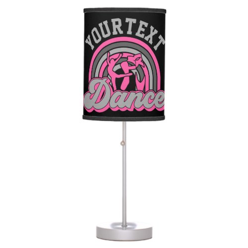 Ballet Dancer ADD TEXT Classic Dance Performer Table Lamp