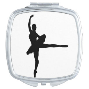 BALLET DANCER Arabesque (Ballerina silhouette) ~ Vanity Mirror