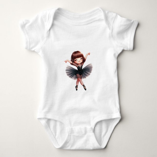 Ballet Dancer Baby Bodysuit (Front)