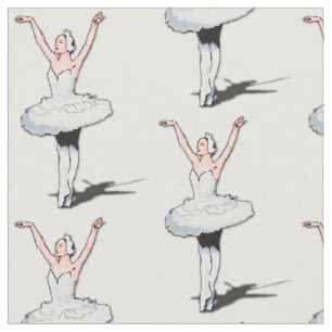 Ballet Dancer Ballerina Girl Fabric