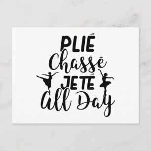 Ballet Dancer Ballerina Tanzsport Gift Ideas Postcard