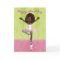 Ballet Dancer Birthday Card - African American Bal