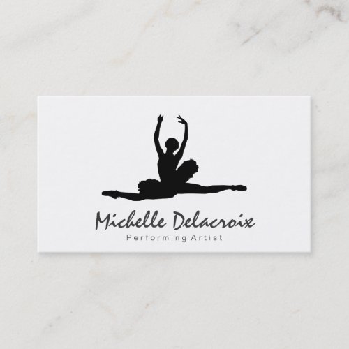 Ballet Dancer Business Card