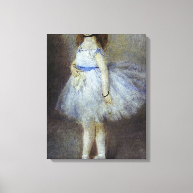 Ballet Dancer by Pierre Renoir, Vintage Fine Art Canvas Print (Front)