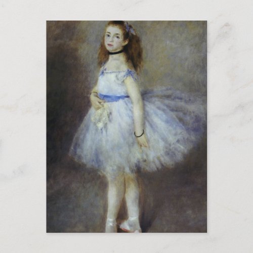 Ballet Dancer by Pierre Renoir Vintage Fine Art Postcard