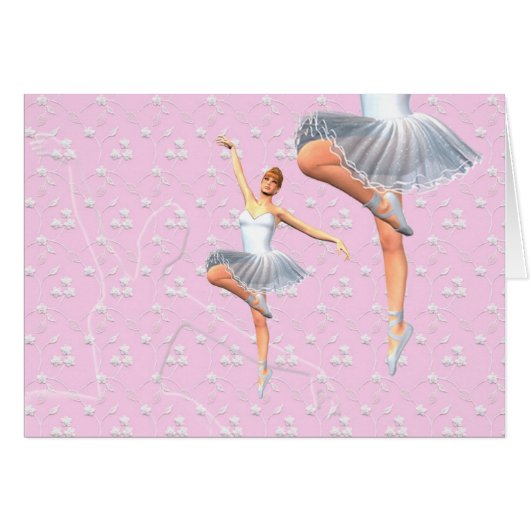Ballet Dancer Cards (Front Horizontal)
