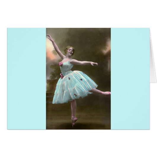 Ballet Dancer Cards (Front Horizontal)