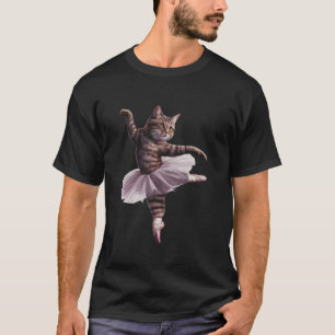 Ballet Dancer Cat T Shirt