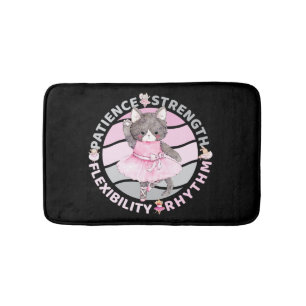 Ballet Dancer Core Values - Ballerina Bath Mat