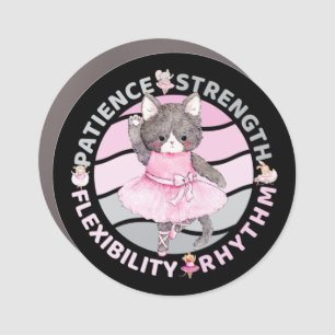 Ballet Dancer Core Values - Ballerina Car Magnet
