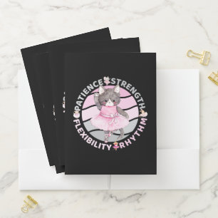 Ballet Dancer Core Values - Ballerina Pocket Folder