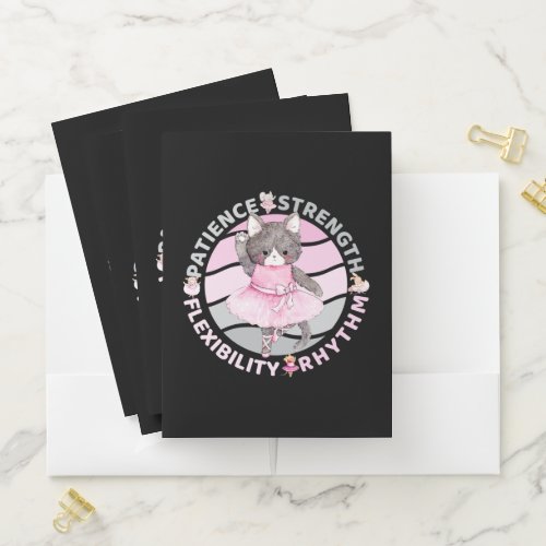 Ballet Dancer Core Values - Ballerina Pocket Folder