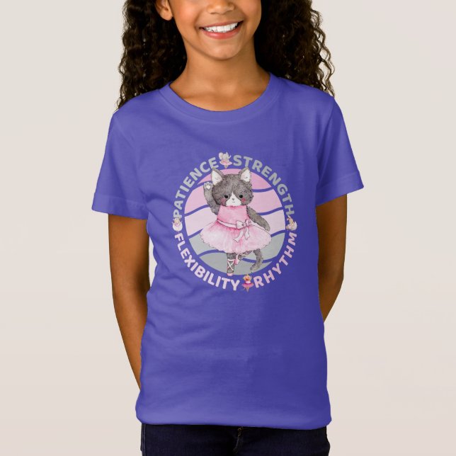 Ballet Dancer Core Values - Ballerina T-Shirt (Front)