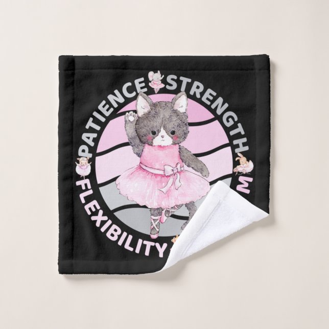 Ballet Dancer Core Values - Ballerina Wash Cloth (Wash Cloth)