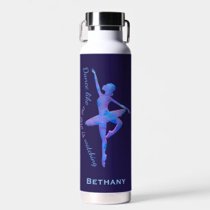 Ballet Dancer Dance Quote Personalised Water Bottle