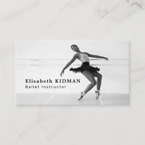 Ballet Dancer Dancing Instructor Dancer Business Card