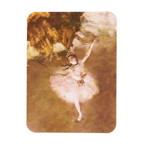 Ballet Dancer Degas Star Painting Magnet