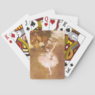 Ballet Dancer Degas Star Painting Poker Cards