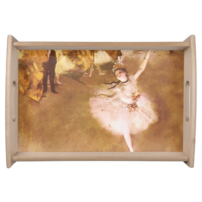 Ballet Dancer Degas Star Painting Serving Tray (Front)