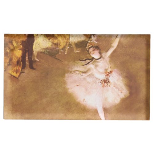 Ballet Dancer Degas Star Painting Table Number Holder