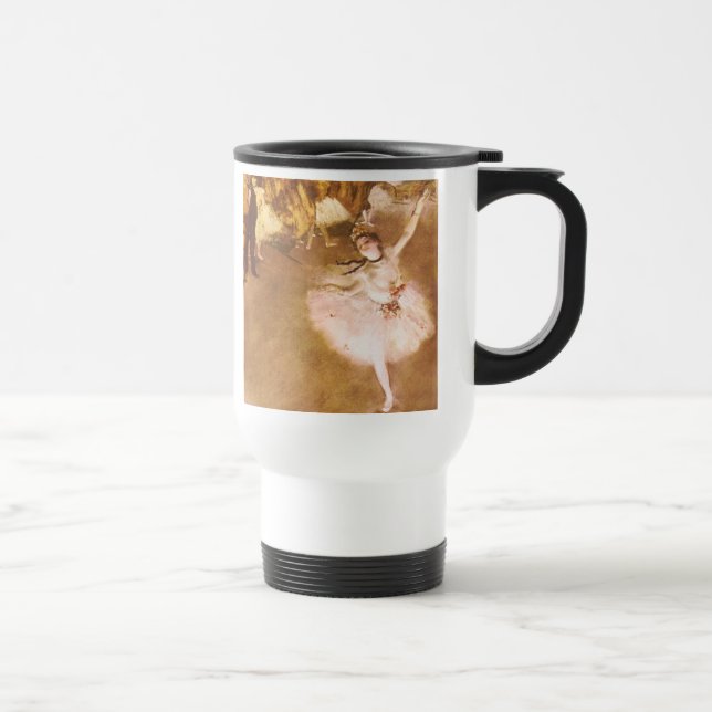 Ballet Dancer Degas Star Painting Travel Mug (Right)
