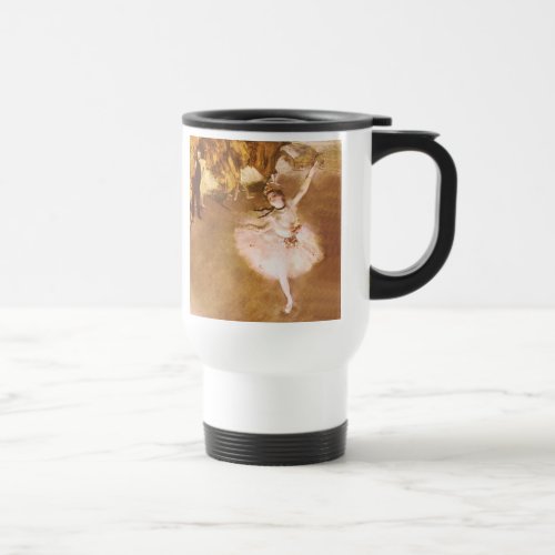 Ballet Dancer Degas Star Painting Travel Mug