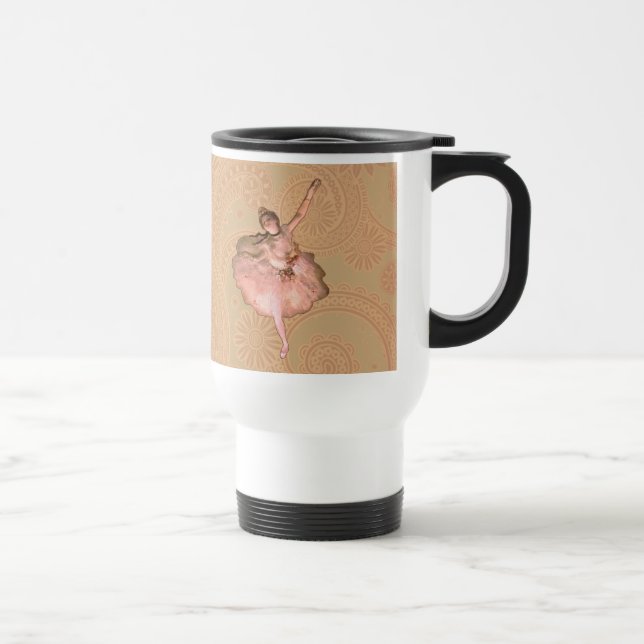 Ballet Dancer Degas Star Painting Travel Mug (Right)