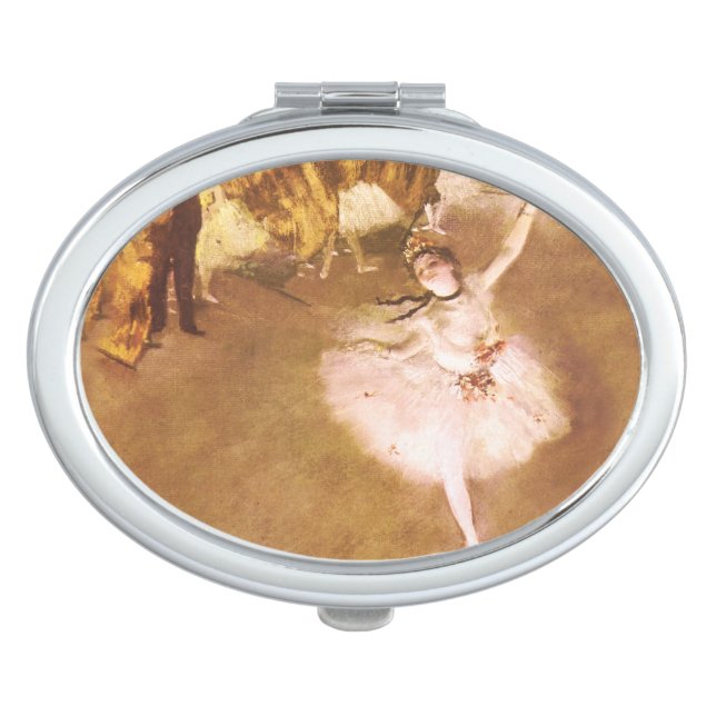Ballet Dancer Degas Star Painting Vanity Mirror (Front)