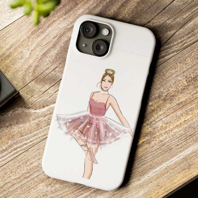ballet dancer, fashion sketch, Case-Mate iPhone case (Creator Uploaded)
