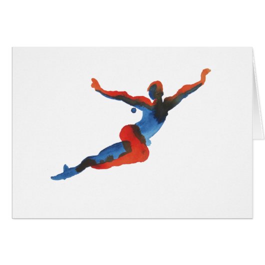 Ballet Dancer Flying Cards (Front Horizontal)
