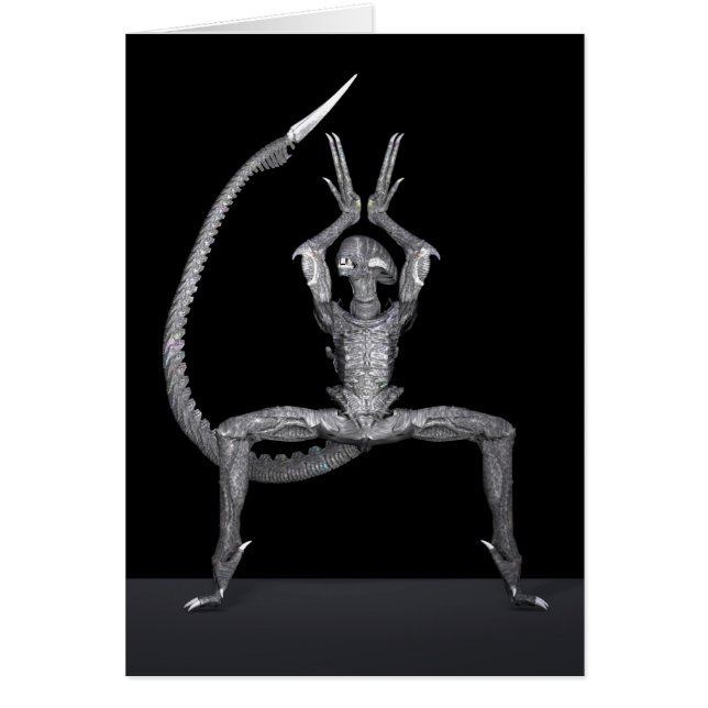 Ballet Dancer From Outer Space Cards (Front)