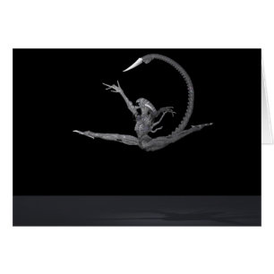 Ballet Dancer From Outer Space Cards