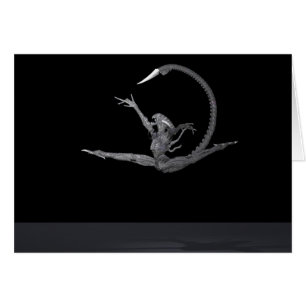 Ballet Dancer From Outer Space Cards