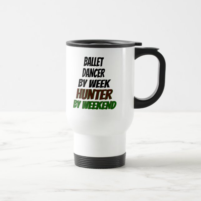 Ballet Dancer Hunter Travel Mug (Right)