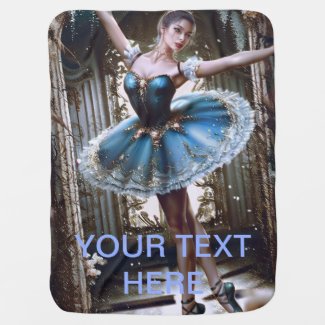 Ballet Dancer in a Blue Tutu Custom