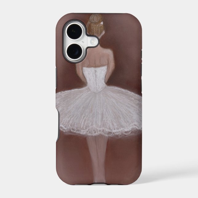 Ballet Dancer in tutu Iphone Case (Back)