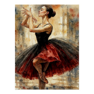Ballet Dancer in Tutu, Poster