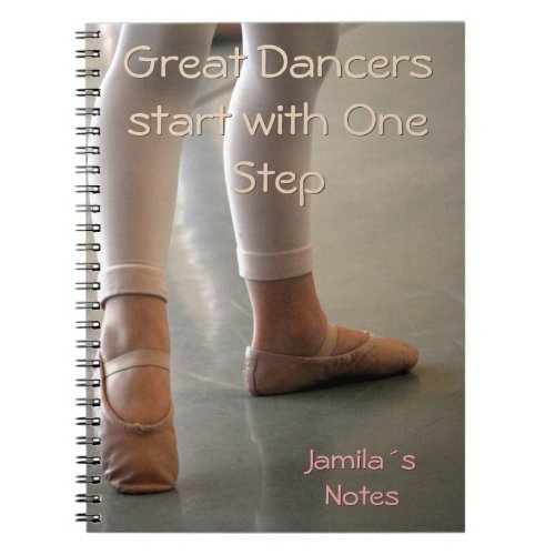 BALLET DANCER NOTEBOOK PERSONAL GREAT DANCERS NOTEBOOK