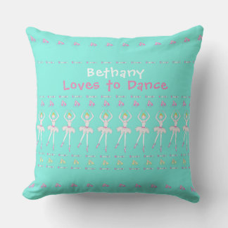 Ballet Dancer Personalized Cushion