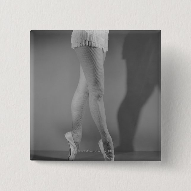 Ballet Dancer Pinback Button (Front)