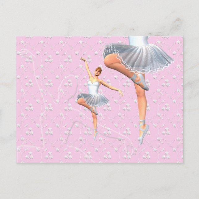 Ballet Dancer Postcard (Front)