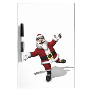 Ballet Dancer Santa Claus Dry-Erase Board