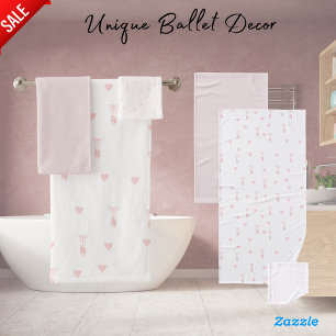 Ballet Dancer Slipper Sweet16 Grandaughter Girl's  Bath Towel Set