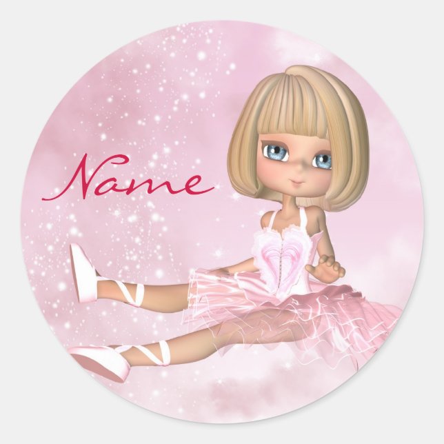 Ballet Dancer Stickers - Ballet Sticker (Front)