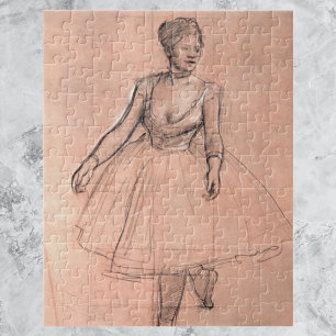 Ballet Dancer (study) by Edgar Degas, Vintage Art Jigsaw Puzzle