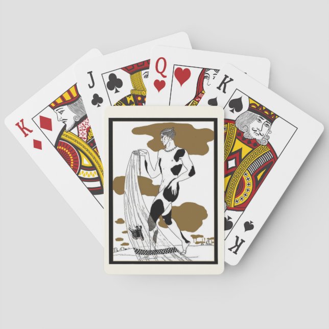 Ballet Dancer Vaslav Nijinski Poker Cards (Back)